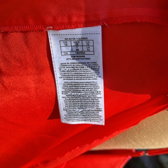 Marciano Tropical Blossoms and Palms Waist Cutout Flirty Dress Size 10. - Picture 11 of 12